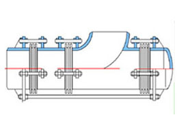 曲管壓力平衡波紋補(bǔ)償器結(jié)構(gòu)圖